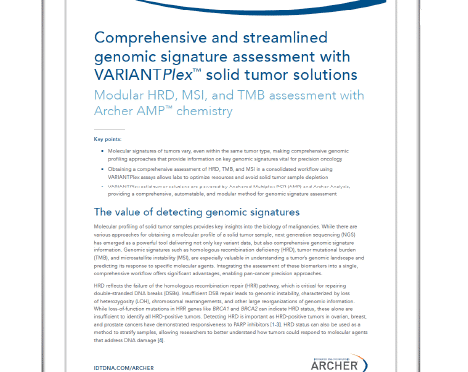 A streamlined approach to detecting HRD, TMB, and MSI