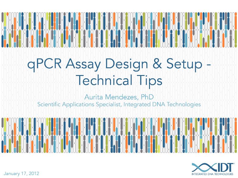 Design PCR and qPCR primers with the PrimerQuest tool